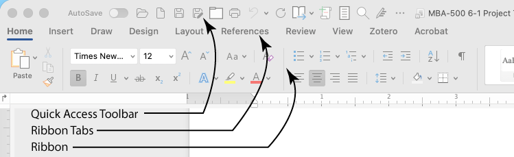 Ribbon Tabs