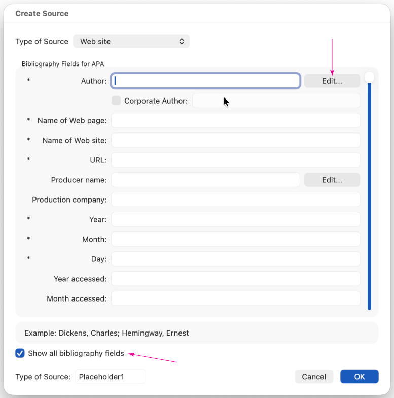 Create Source Windows